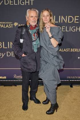 Alfred Hain father and Jeanette Hain world premiere of the show BLINDED by DELIGHT at Friedrichstadt Palast Berlin on 08 10 2025 Premiere BLINDED by DELIGHT