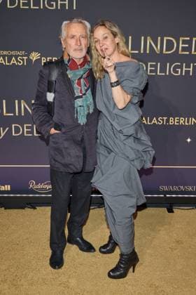 Alfred Hain father and Jeanette Hain world premiere of the show BLINDED by DELIGHT at Friedrichstadt Palast Berlin on 08 10 2025 Premiere BLINDED by DELIGHT