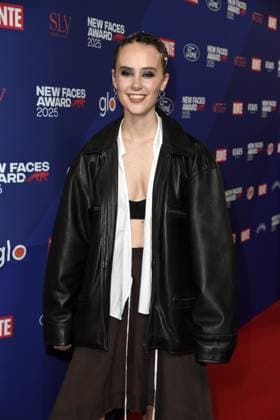 Paula Engels at the presentation of the BUNTE New Face Award at the Festsaal Kreuzberg in Berlin on 08 10 2025