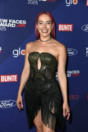 Pretty Pink at the BUNTE New Face AWARDS ceremony at the Festsaal Kreuzberg in Berlin on 08 10 2025