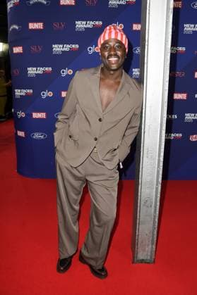 Jonny Mahoro at the BUNTE New Face Awards ceremony at the Festsaal Kreuzberg in Berlin on 08 10 2025