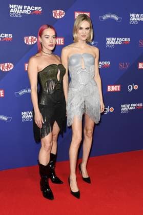 Pretty Pink and Kim Hnizdo at the BUNTE New Face AWARDS ceremony at the Festsaal Kreuzberg in Berlin on 08 10 2025