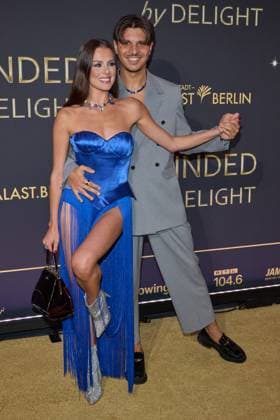 Patricija Ionel and Alexandru Ional World premiere of the show BLINDED by DELIGHT at Friedrichstadt Palast Berlin on 08 10 2025 Premiere BLINDED by DELIGHT