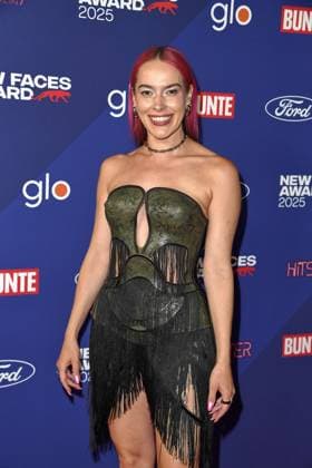 Pretty Pink at the BUNTE New Face AWARDS ceremony at the Festsaal Kreuzberg in Berlin on 08 10 2025