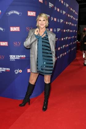 Barbara Klein at the presentation of the BUNTE New Face Award in the Festsaal Kreuzberg in Berlin on 08 10 2025
