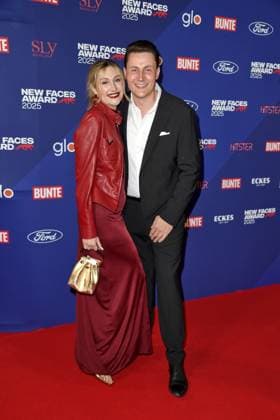 Lisa Walser and Henry Walser at the BUNTE New Face Awards ceremony at the Festsaal Kreuzberg in Berlin on 08 10 2025