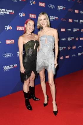 Pretty Pink and Kim Hnizdo at the BUNTE New Face AWARDS ceremony at the Festsaal Kreuzberg in Berlin on 08 10 2025