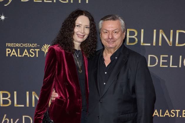 Petra Boellman and Waldemar Hartmann World premiere of the show BLINDED by DELIGHT at Friedrichstadt Palast Berlin on 08 10 2025 Premiere BLINDED by DELIGHT
