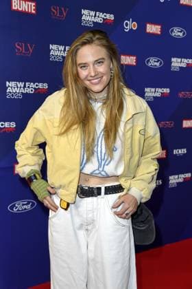Greta Hirsch at the BUNTE New Face Awards ceremony at Festsaal Kreuzberg in Berlin on 08 10 2025 at the BUNTE New Face AWARDS ceremony at Festsaal Kreuzberg in Berlin on 08 10 2025