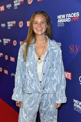 Sonja Gerhardt at the presentation of the BUNTE New Face AWARDS at the Festsaal Kreuzberg in Berlin on 08 10 2025
