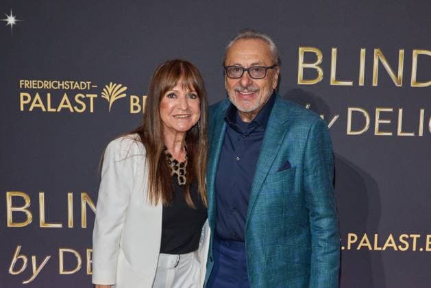 Christine and Wolfgang Stumph world premiere of the show BLINDED by DELIGHT at Friedrichstadt Palast Berlin on 08 10 2025 Premiere BLINDED by DELIGHT