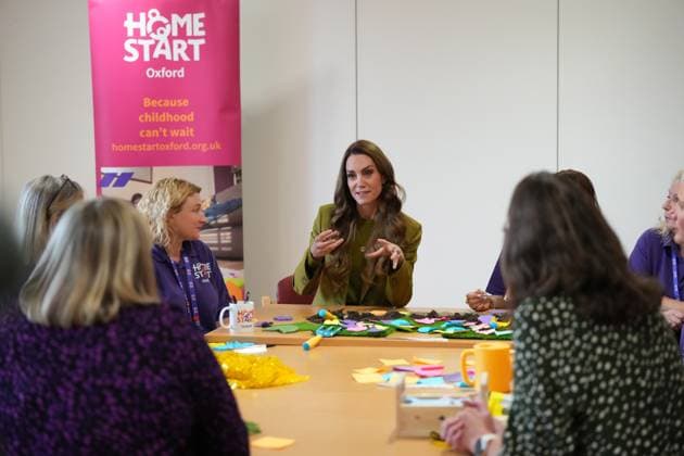 . 09 10 2025. Oxford, United Kingdom. Kate Middleton, the Princess of Wales, during a visit to the Home-Start charity in Oxford, United Kingdom  xPoolx xi-Imagesx IIM-26285-0009
