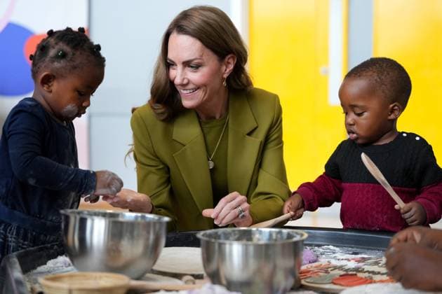 . 09 10 2025. Oxford, United Kingdom. Kate Middleton, the Princess of Wales, during a visit to the Home-Start charity in Oxford, United Kingdom  xPoolx xi-Imagesx IIM-26285-0016