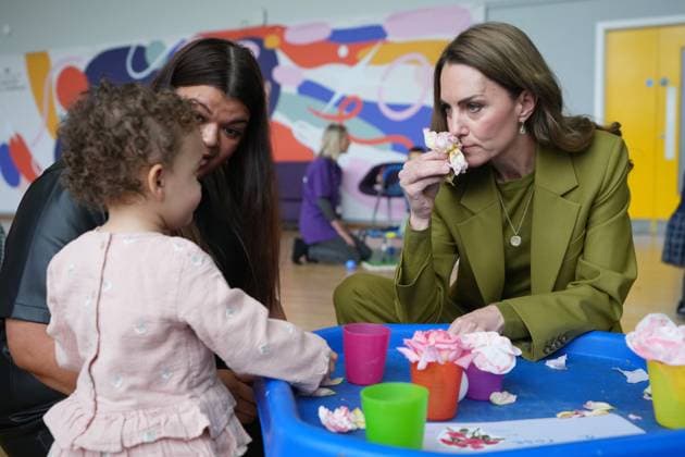 . 09 10 2025. Oxford, United Kingdom. Kate Middleton, the Princess of Wales, during a visit to the Home-Start charity in Oxford, United Kingdom  xPoolx xi-Imagesx IIM-26285-0022