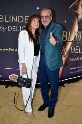 Wolfgang Stumph with his wife Christine Stumph at the world premiere of the Blinded by Delight Grand Show 2025 at the Friedrichstadt Palast Berlin, 08 10 2025 Foto:xM.xBehrensx xFuturexImagex blinded_5040