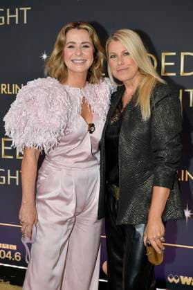 Bettina Cramer and Nadine Krüger at the world premiere of the Blinded by Delight Grand Show 2025 at the Friedrichstadt Palast Berlin, 08 10 2025 Foto:xM.xBehrensx xFuturexImagex blinded_5044