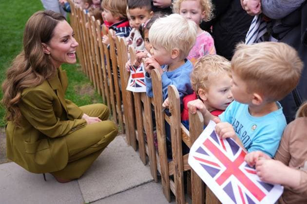 The Princess of Wales visits Home-Start Oxford The Princess of Wales visits Home-Start Oxford to meet and talk to families, and the volunteers who support them at Rose Hill Community Centre, Oxford, Oxfordshire, UK, on the 9th October 2025. Picture by Kirsty Wigglesworth WPA-Pool Oxford Rose Hill Community Centre Oxfordshire United Kingdom  WHA-0803