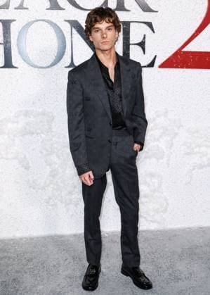 World Premiere Of Universal Pictures And Blumhouse Productions Black Phone 2 American actor and ballet dancer Mason Thames arrives at the World Premiere Of Universal Pictures And Blumhouse Productions Black Phone 2 held at the TCL Chinese Theatre IMAX in Hollywood, Los Angeles, California, United States. TCL Chinese Theatre IMAX, Hollywood, Los Angeles, California, USA California United States  Copyright: xImagexPressxAgencyx originalFilename: collin-worldpre251009_npb8I.jpg