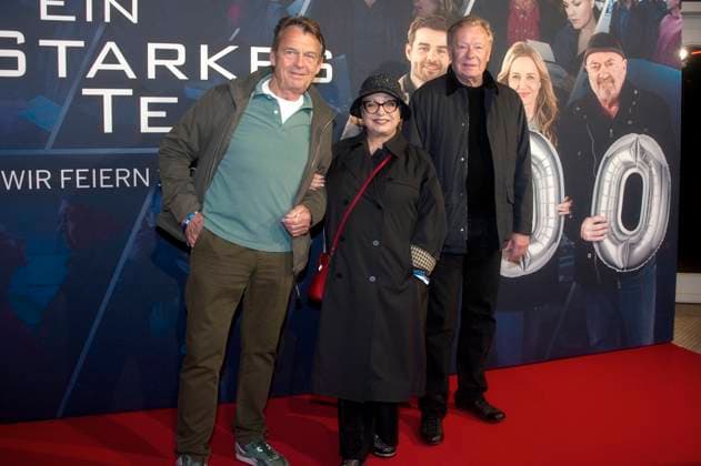 Krystian Martinek, Manon Strache and guest at the premiere of the ZDF crime series Ein starkes Team Für immer jung in the Astor Film Lounge Berlin, 08 10 2025 Foto:xC.xBehringx xFuturexImagex team_5031