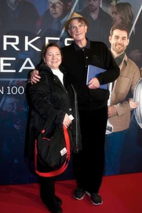 Kai Maertens with companion at the premiere of the ZDF crime series Ein starkes Team Für immer jung in the Astor Film Lounge Berlin, 08 10 2025 Foto:xC.xBehringx xFuturexImagex team_5034