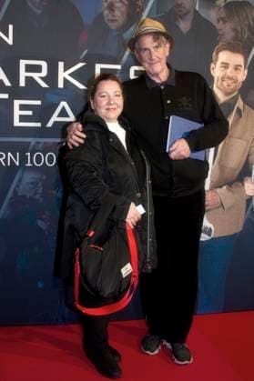 Kai Maertens with companion at the premiere of the ZDF crime series Ein starkes Team Für immer jung in the Astor Film Lounge Berlin, 08 10 2025 Foto:xC.xBehringx xFuturexImagex team_5035