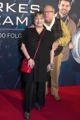 Manon Strache and Jaecki Schwarz at the premiere of the ZDF crime series Ein starkes Team Für immer jung in the Astor Film Lounge Berlin, 08 10 2025 Foto:xC.xBehringx xFuturexImagex team_5050
