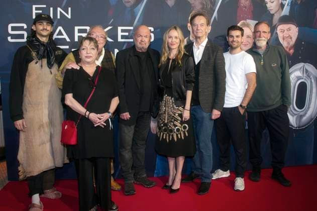 Martin Penaloza Cecconi, Manon Strache, Jaecki Schwarz, Florian Martens, Stefanie Stappenbeck, Arnfried Lerche, Lucas Reiber and Jochen Nickel at the premiere of the ZDF crime series Ein starkes Team Für immer jung in the Astor Film Lounge Berlin, 08 10 2025 Foto:xC.xBehringx xFuturexImagex team_5056
