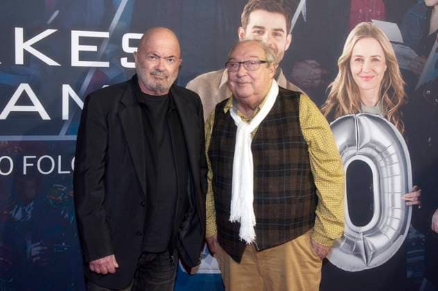 Florian Martens and Jaecki Schwarz at the premiere of the ZDF crime series Ein starkes Team Für immer jung in the Astor Film Lounge Berlin, 08 10 2025 Foto:xC.xBehringx xFuturexImagex team_5068
