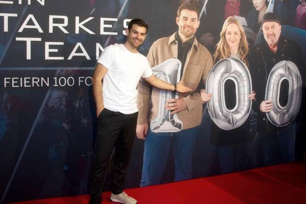 Lucas Reiber at the premiere of the ZDF crime series Ein starkes Team Für immer jung in the Astor Film Lounge Berlin, 08 10 2025 Foto:xC.xBehringx xFuturexImagex team_5076