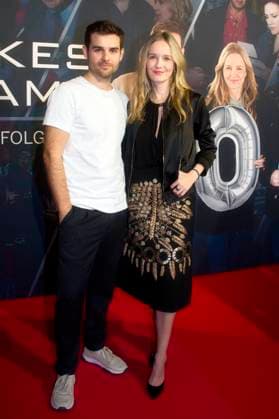 Lucas Reiber and Stefanie Stappenbeck at the premiere of the ZDF crime series Ein starkes Team Für immer jung in the Astor Film Lounge Berlin, 08 10 2025 Foto:xC.xBehringx xFuturexImagex team_5079