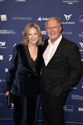 Ann Kathrin Kramer and Harald Krassnitzer at the German Actors Award ceremony on 9 10 2025 in Berlin German Actors Award 2025 ceremony in Berlin