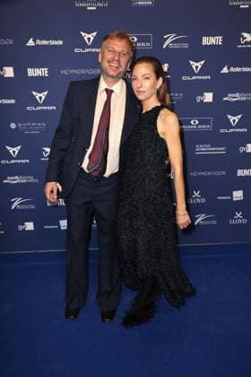 Robert Stadlober and Katharina Schuettler at the German Actors Award ceremony on 9 10 2025 in Berlin German Actors Award 2025 ceremony in Berlin