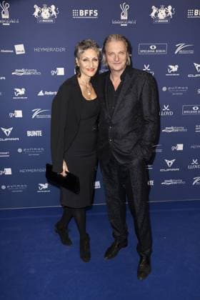 Boriana Rosenmueller and Stefan Juergens at the German Actors Award ceremony on 9 10 2025 in Berlin German Actors Award 2025 ceremony in Berlin
