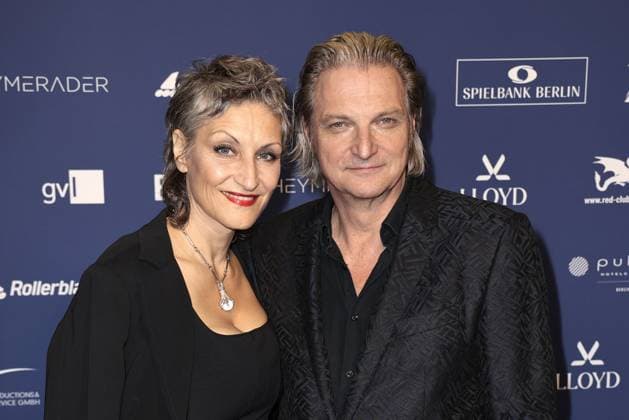 Boriana Rosenmueller and Stefan Juergens at the German Actors Award ceremony on 9 10 2025 in Berlin German Actors Award 2025 ceremony in Berlin