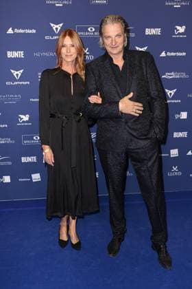 Esther Schweins and Stefan Juergens at the German Actors Award ceremony on 9 10 2025 in Berlin German Actors Award 2025 ceremony in Berlin
