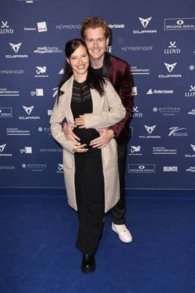 Nadja Jo Klapper and Johannes Heinrichs at the German Actors Award ceremony on 9 10 2025 in Berlin German Actors Award 2025 ceremony in Berlin