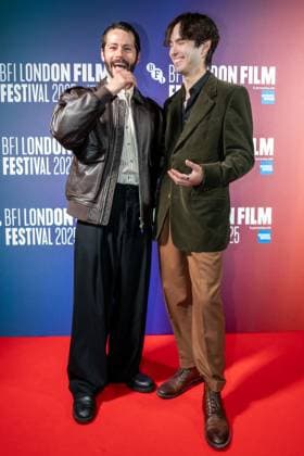 The BFI London Film Festival Gala of the UK premiere of TWINLESS, taking place on Thursday 9th of October 2025 at Curzon Soho in London, UK. Dylan O™Brien and James Sweeney at the BFI London Film Festival Gala of the UK premiere of TWINLESS, taking place on Thursday 9th of October 2025 at Curzon Soho in London, UK., Credit:Oleksii Ovcharenko Avalon United Kingdom, London  Copyright: xOleksiixOvcharenkox xAvalonx 1044390821