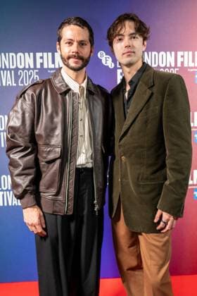 The BFI London Film Festival Gala of the UK premiere of TWINLESS, taking place on Thursday 9th of October 2025 at Curzon Soho in London, UK. Dylan O™Brien and James Sweeney at the BFI London Film Festival Gala of the UK premiere of TWINLESS, taking place on Thursday 9th of October 2025 at Curzon Soho in London, UK., Credit:Oleksii Ovcharenko Avalon United Kingdom, London  Copyright: xOleksiixOvcharenkox xAvalonx 1044390840
