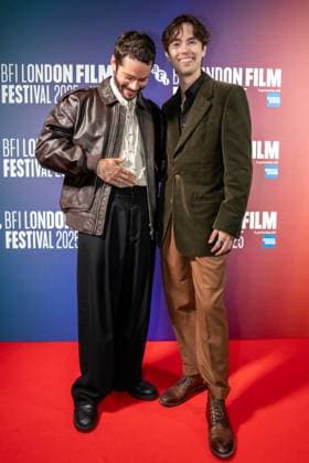 The BFI London Film Festival Gala of the UK premiere of TWINLESS, taking place on Thursday 9th of October 2025 at Curzon Soho in London, UK. Dylan O™Brien and James Sweeney at the BFI London Film Festival Gala of the UK premiere of TWINLESS, taking place on Thursday 9th of October 2025 at Curzon Soho in London, UK., Credit:Oleksii Ovcharenko Avalon United Kingdom, London  Copyright: xOleksiixOvcharenkox xAvalonx 1044390861