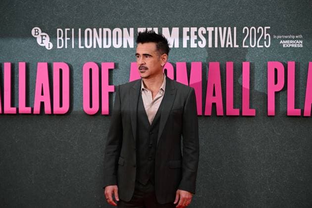 BFI London Film Festival LONDON, UNITED KINGDOM - OCTOBER 9: Irish actor Colin Farrell attends the premiere of the film Ballad of a Small Player during the 69th BFI London Film Festival at the Royal Festival Hall on October 9, 2025, in London, United Kingdom. Rasid Necati Aslim Anadolu London United Kingdom. Editorial use only. Please get in touch for any other usage.  Copyright: x2025xAnadoluxRasidxNecatixAslimx