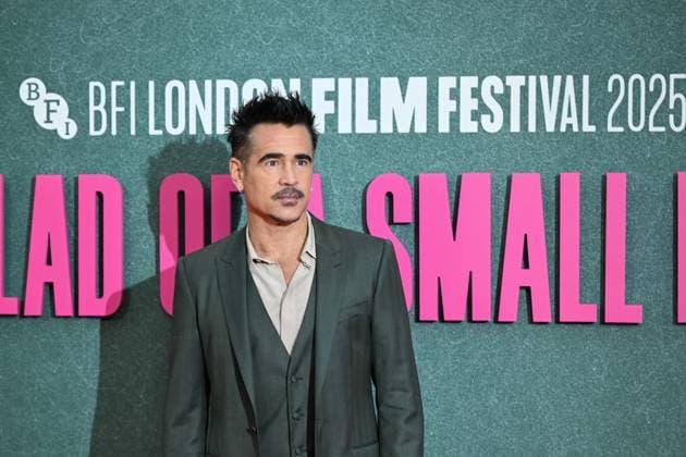BFI London Film Festival LONDON, UNITED KINGDOM - OCTOBER 9: Irish actor Colin Farrell attends the premiere of the film Ballad of a Small Player during the 69th BFI London Film Festival at the Royal Festival Hall on October 9, 2025, in London, United Kingdom. Rasid Necati Aslim Anadolu London United Kingdom. Editorial use only. Please get in touch for any other usage.  Copyright: x2025xAnadoluxRasidxNecatixAslimx