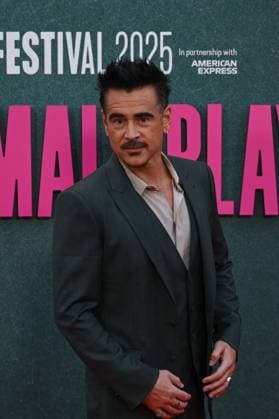 Ballad of a Small Player Headline Gala - The 69th BFI London Film Festival LONDON, UNITED KINGDOM - OCTOBER 9: Colin Farrell attends the Ballad of a Small Player Headline Gala at the 69th BFI London Film Festival at The Royal Festival Hall on October 09, 2025 in London, United Kingdom on October 9, 2025. Rasid Necati Aslim Anadolu London United Kingdom. Editorial use only. Please get in touch for any other usage.  Copyright: x2025xAnadoluxRasidxNecatixAslimx