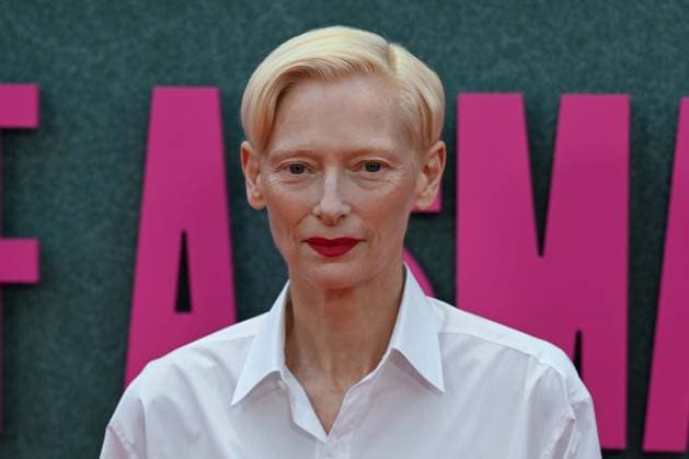Ballad of a Small Player Headline Gala - The 69th BFI London Film Festival LONDON, UNITED KINGDOM - OCTOBER 9: Tilda Swinton attends the Ballad of a Small Player Headline Gala at the 69th BFI London Film Festival at The Royal Festival Hall on October 09, 2025 in London, United Kingdom on October 9, 2025. Rasid Necati Aslim Anadolu London United Kingdom. Editorial use only. Please get in touch for any other usage.  Copyright: x2025xAnadoluxRasidxNecatixAslimx