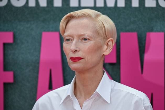 Ballad of a Small Player Headline Gala - The 69th BFI London Film Festival LONDON, UNITED KINGDOM - OCTOBER 9: Tilda Swinton attends the Ballad of a Small Player Headline Gala at the 69th BFI London Film Festival at The Royal Festival Hall on October 09, 2025 in London, United Kingdom on October 9, 2025. Rasid Necati Aslim Anadolu London United Kingdom. Editorial use only. Please get in touch for any other usage.  Copyright: x2025xAnadoluxRasidxNecatixAslimx