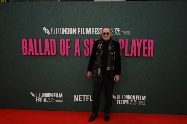 Ballad of a Small Player Gala - 69th BFI London Film Festival LONDON, UNITED KINGDOM - OCTOBER 9: Lawrence Osborne attends the Ballad of a Small Player Headline Gala at the 69th BFI London Film Festival at The Royal Festival Hall in London, United Kingdom on October 9, 2025. Rasid Necati Aslim Anadolu London United Kingdom. Editorial use only. Please get in touch for any other usage.  Copyright: x2025xAnadoluxRaÅüidxNecatixAslÄ±mx