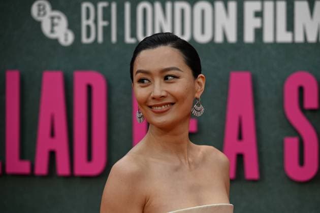 Ballad of a Small Player Gala - 69th BFI London Film Festival LONDON, UNITED KINGDOM - OCTOBER 9: American actress Fala Chen attends the Ballad of a Small Player Headline Gala at the 69th BFI London Film Festival at The Royal Festival Hall in London, United Kingdom on October 9, 2025. Rasid Necati Aslim Anadolu London United Kingdom. Editorial use only. Please get in touch for any other usage.  Copyright: x2025xAnadoluxRaÅüidxNecatixAslÄ±mx