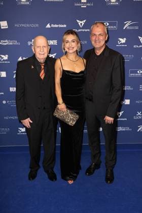 Lutz Mackensy, Yvonne Greitzke and Patrick Winczewski at the German Actors Award ceremony on 9 10 2025 in Berlin German Actors Award 2025 ceremony in Berlin