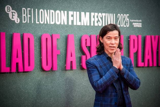 October 9, 2025, London, United Kingdom: Jason Tobin attends the Ballad of a Small Player Headline Gala during the 69th BFI London Film Festival at The Royal Festival Hall. London United Kingdom - ZUMAs197 20251009_aaa_s197_162 Copyright: xLoredanaxSangiulianox