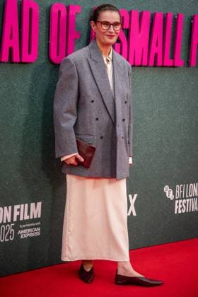 October 9, 2025, London, United Kingdom: Lisy Christl attends the Ballad of a Small Player Headline Gala during the 69th BFI London Film Festival at The Royal Festival Hall. London United Kingdom - ZUMAs197 20251009_aaa_s197_180 Copyright: xLoredanaxSangiulianox