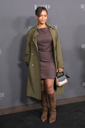 NEW YORK, NY- OCTOBER 9: Aime Donna Kelly at Peacock™s Devil In Disguise: John Wayne Gacy Premiere at DGA NY Theater on October 9, 2025 in New York City. Copyright: xKatiexGodowskix